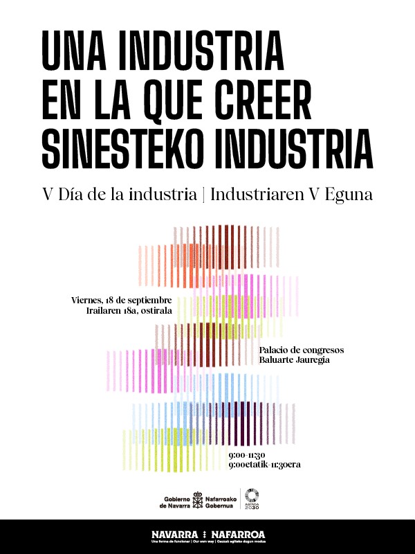 Cartel V Día de la Industria en Baluarte