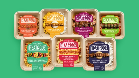 Productos Ensalandia de la gama Heat&Go